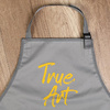 Фартук художника "True Art", прорезиненный, серый - 3