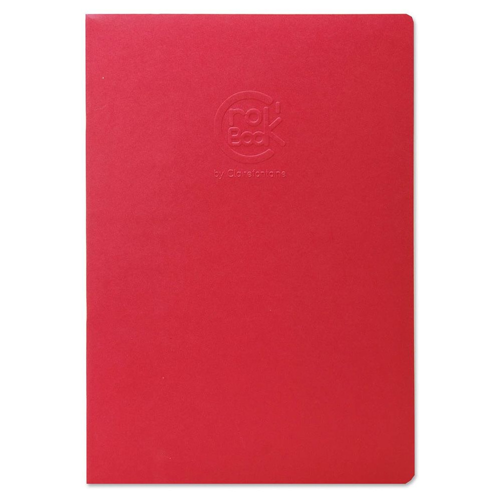 Скетчбук "Crok'Book", A4, 90 г/м2, 24 листа, красный