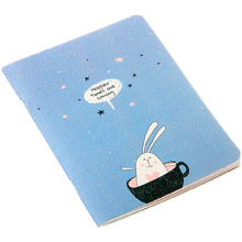 Блокнот "Bunny" (N2450), A6, 32 листа, клетка, синий