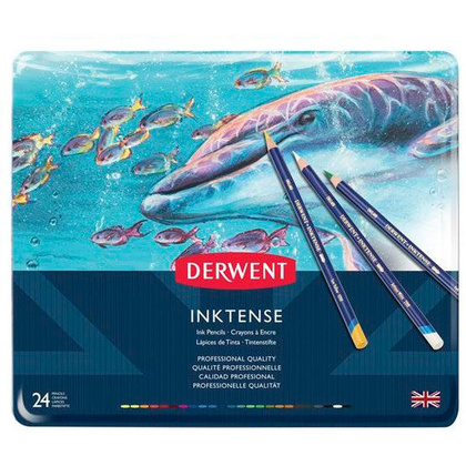 Набор акварельных карандашей "Inktense", 24 цвета - 2