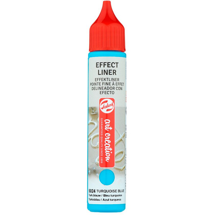 Контур декоративный "EFFECT LINER", 28 мл, 5024 бирюзовый синий