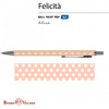 Ручка шариковая автоматическая "Felicita. Фантазия", 0.7 мм, розовый, белый, стерж. синий - 2