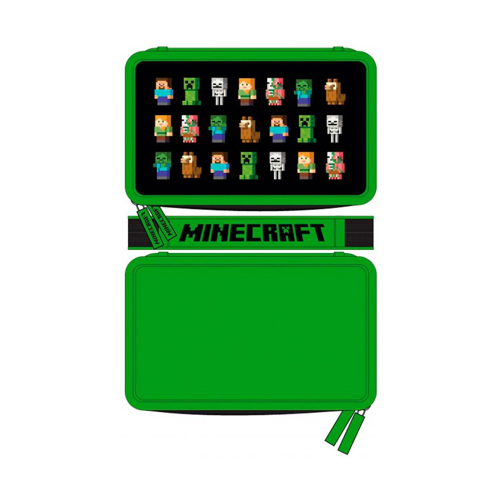 Пенал "Minecraft", 2 отделения - 2
