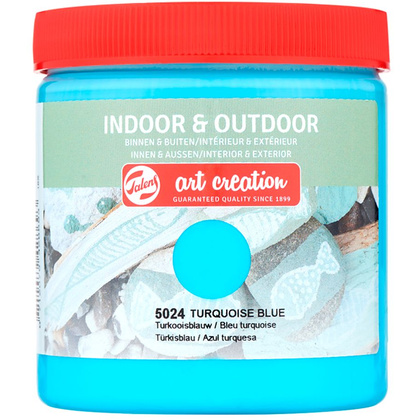 Краски декоративные "INDOOR & OUTDOOR", 250 мл, 5024 бирюзовый синий
