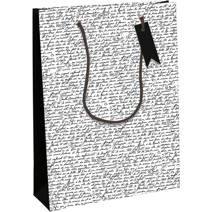 Пакет бумажный подарочный "Excellia. Baudelaire", 26.5x14x33 см