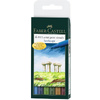 Маркер-кисть "Pitt Artist Pens Brush", 6 шт., земляные оттенки - 2