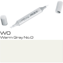 Маркер перманентный "Copic Sketch", W-0 теплый серый №0