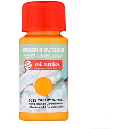 Краски декоративные "INDOOR & OUTDOOR", 50 мл, 4028 кремовая карамель