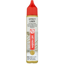 Контур декоративный "EFFECT LINER", 28 мл, 8526 оливковый жемчужный