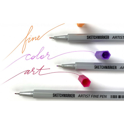 Ручки капиллярные "Sketchmarker. Dark colors", 6 шт. - 3