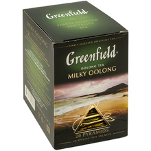 Чай "Greenfield" Milky Oolong, 20 пакетиков x1.8 г, зеленый