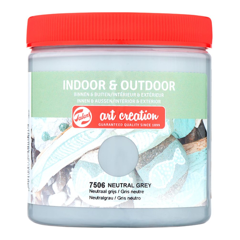 Краски декоративные "INDOOR & OUTDOOR", 250 мл, 7506 серый нейтральный
