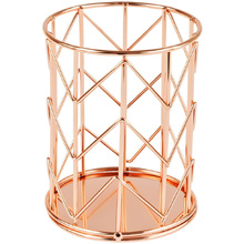 Подставка для канцелярских мелочей "Meshu. Rose Gold", 80x107 мм, розовое золото