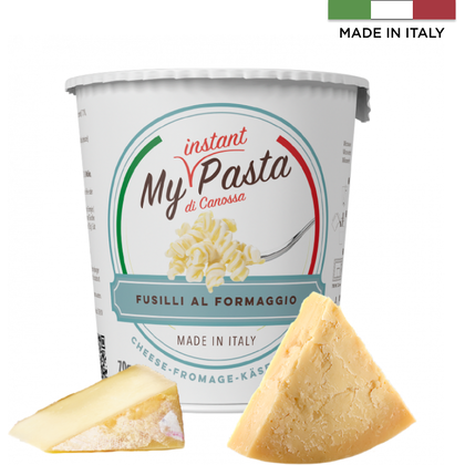 Паста фузилли "My instant pasta" со вкусом сыра, 70 г
