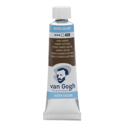 Краски акварельные "Van Gogh", 408 умбра натуральная, 10 мл, туба