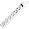 Сетевой фильтр Defender "DFS 151/153/155", 5 м, белый - 2