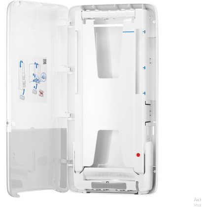 Диспенсер для листовых полотенец с непрерывной подачей "Tork PeakServe H5", ABS-пластик, белый (552500) - 3