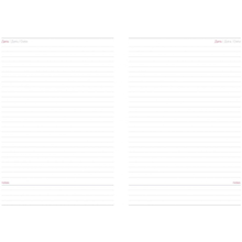 Ежедневник недатированный "Любите самого себя. Пушкин", А5, 320 страниц, черный