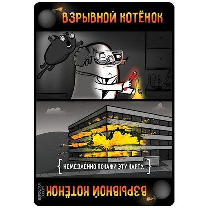Игра настольная "Взрывные котята 18+" - 8