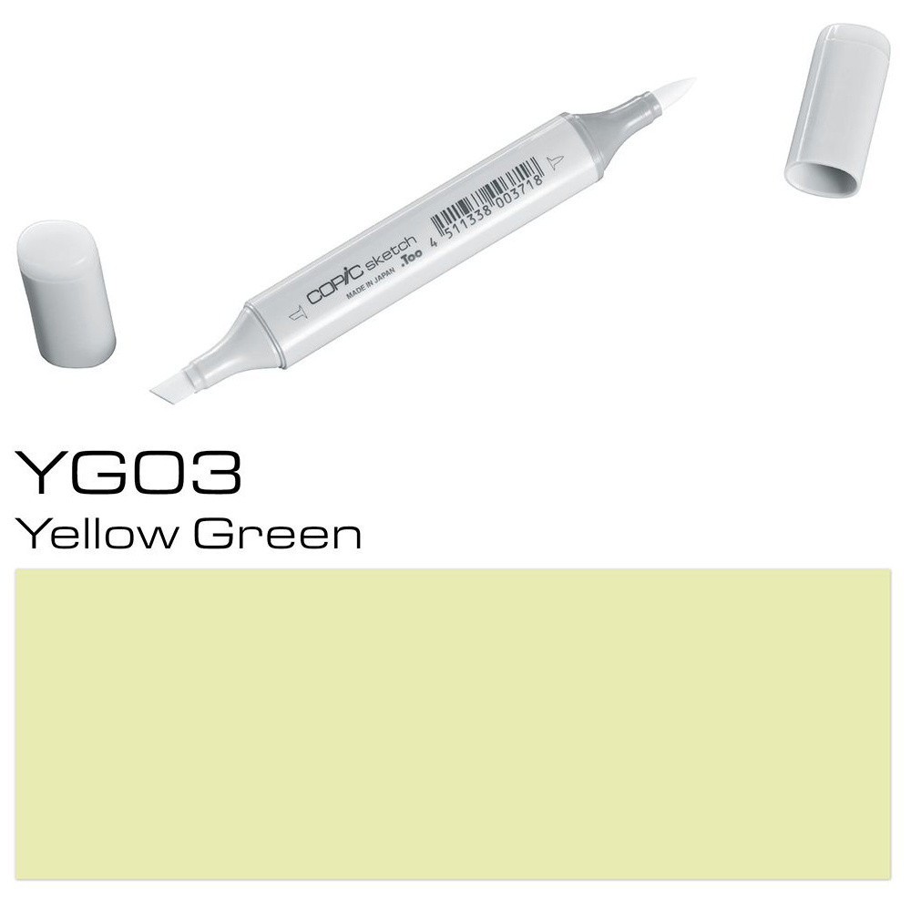 Маркер перманентный "Copic Sketch", YG-03 желто-зеленый