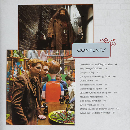 Книга на английском языке "Jody Revenson: Harry Potter. Diagon Alley. Movie Scrapbook",  Illustr. - 4