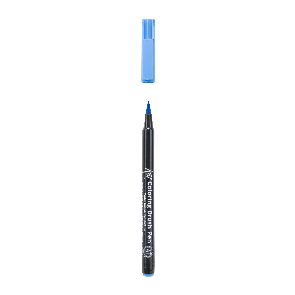 Маркер акварельный "Koi Color Brush", аквамарин - 3