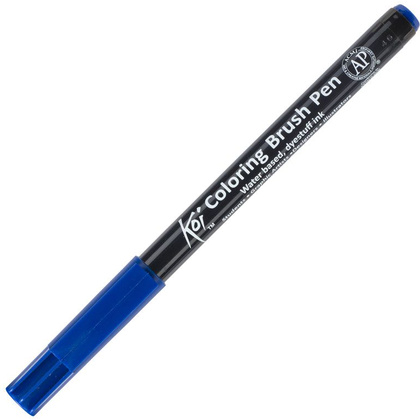 Маркер акварельный "Koi Color Brush", синий