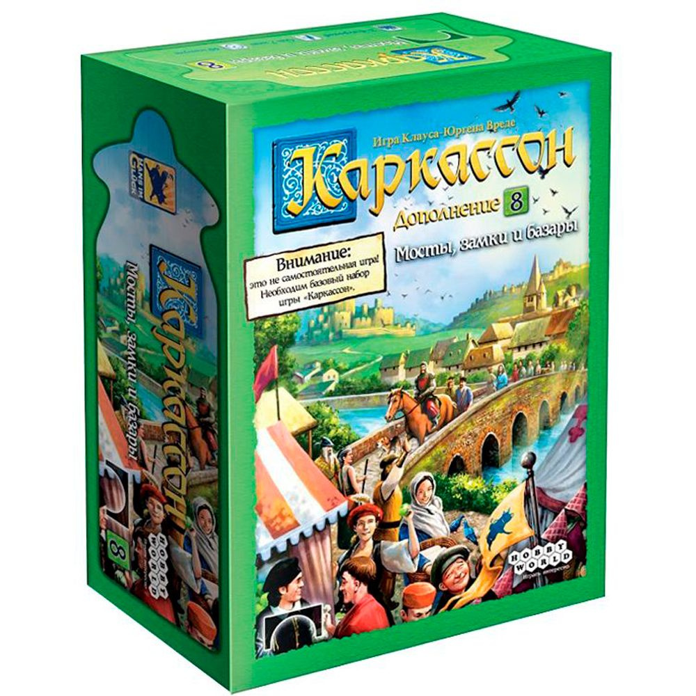 Игра настольная "Каркассон 8: Мосты, замки и базары"