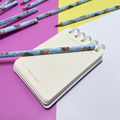 Блокнот "Smart Journal", A7, 108 листов, линованный, ассорти - 10