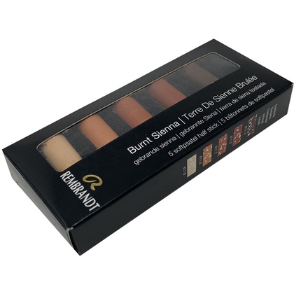 Набор мягкой пастели "Rembrandt Half Pastel", 5 цветов, сиены - 3