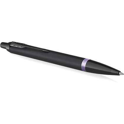Ручка шариковая автоматическая Parker "IM Vibrant Rings K315", 0,7 мм, черный, фиолетовый, стерж. синий - 5