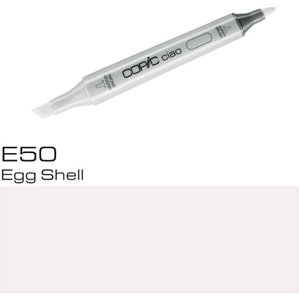 Маркер перманентный "Copic ciao", E-50 яичная скорлупа