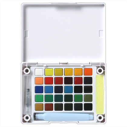 Краски акварельные "Koi Water Colors", 30 цветов 
