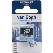 Краски акварельные "Van Gogh", 533 индиго, кювета