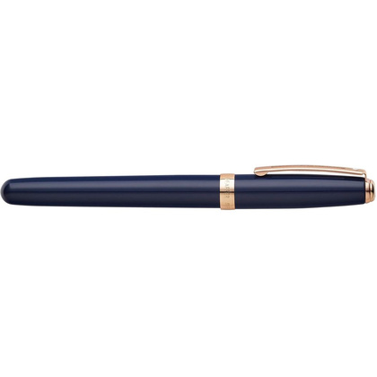 Ручка перьевая "Sheaffer Prelude Cobalt Blue", M, кобальт-синий, розовое золото, патрон черный+синий - 3