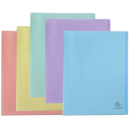 Папка с файлами "Chromaline Pastel", 30 карманов, ассорти