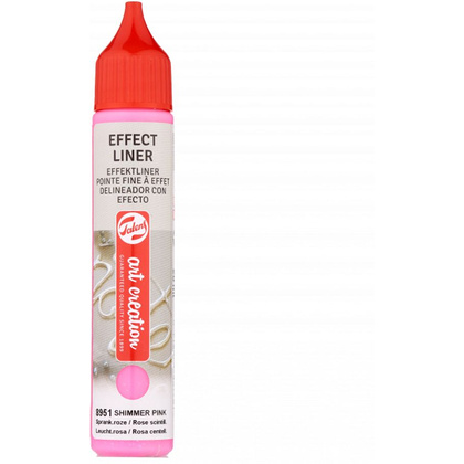 Контур декоративный "EFFECT LINER", 28 мл, 8951 блестящий розовый
