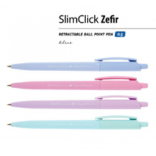 Ручка шариковая автоматическая "SlimClick Zefir", 0.5 мм, ассорти, стерж. синий