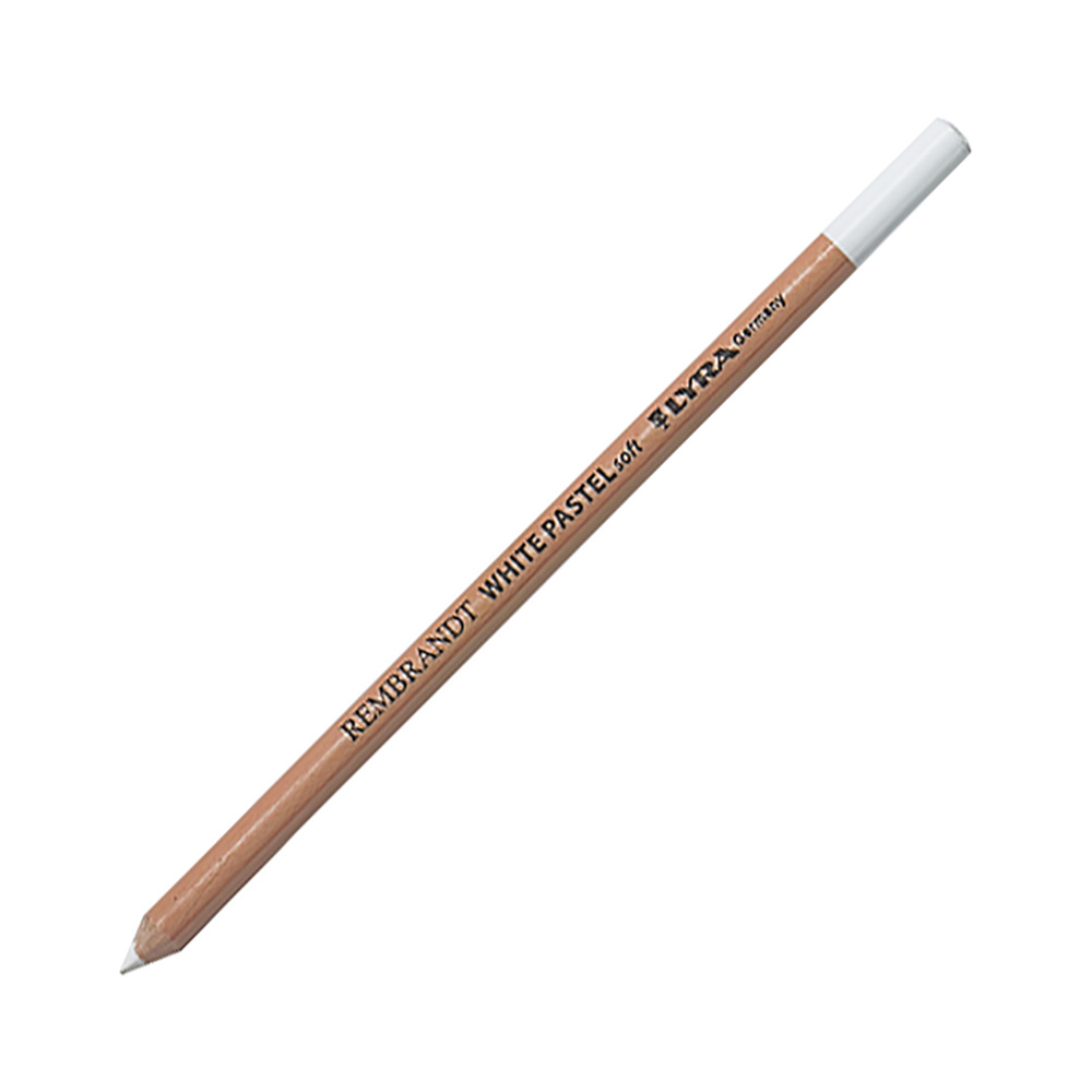 Карандаш цветной "Rembrandt White Pastel Soft", обезжиренный, 001 белый