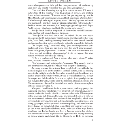 Книга на английском языке "Little Women", Louisa May Alcott - 4