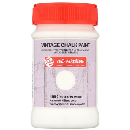 Краски декоративные "VINTAGE CHALK PAINT", 100 мл, белый