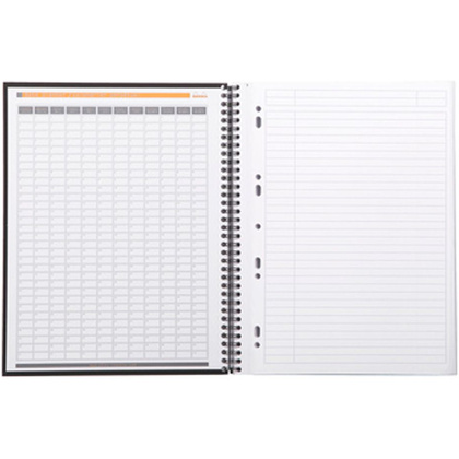Блокнот "Rhodia", А4+, 80 листов, линейка, черный - 4