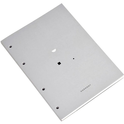 Сменный блок для тетради на кольцах "Minimalism", А5, 80 листов, клетка, серый - 2