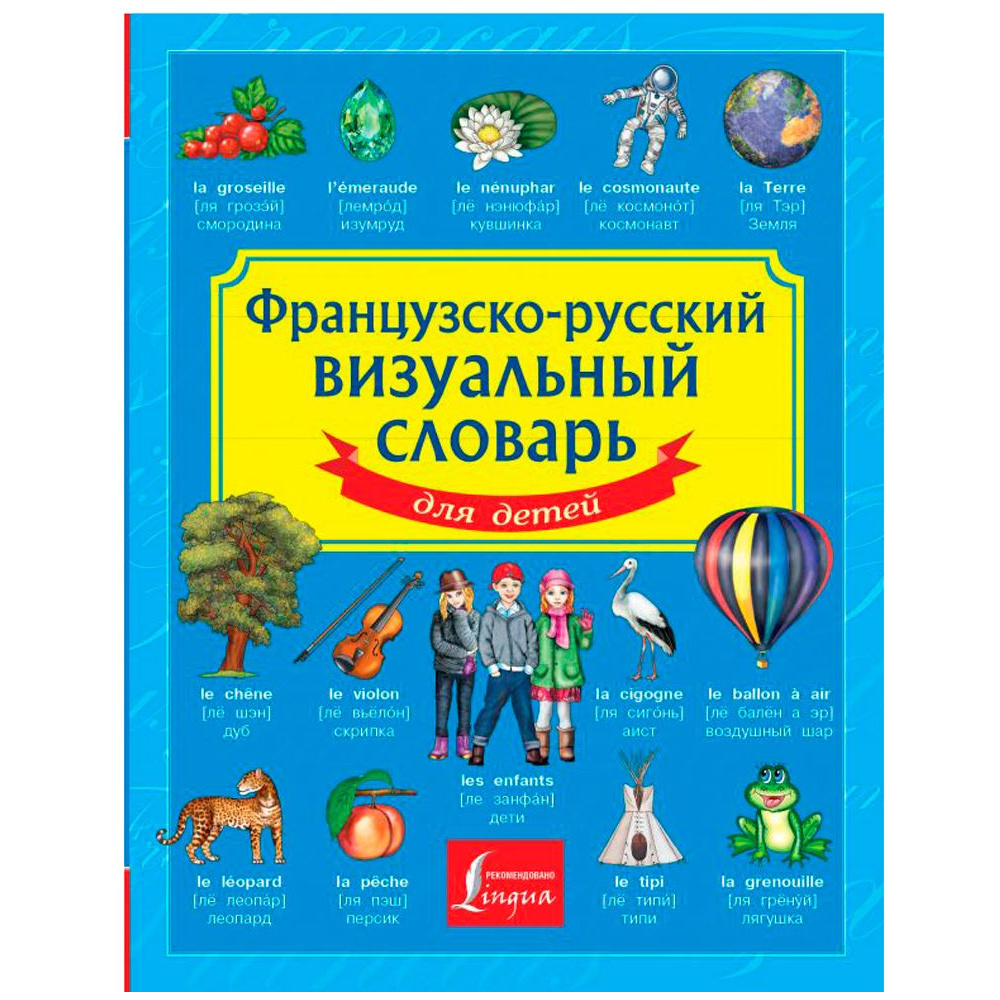 Книга "Французско-русский визуальный словарь для детей"