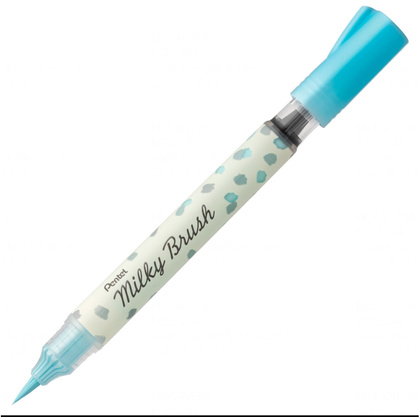 Маркер-кисть "Milky Brush", синий пастельный