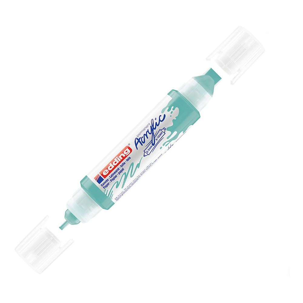 Маркер акриловый "Edding 3D Double Liner", бирюзовый