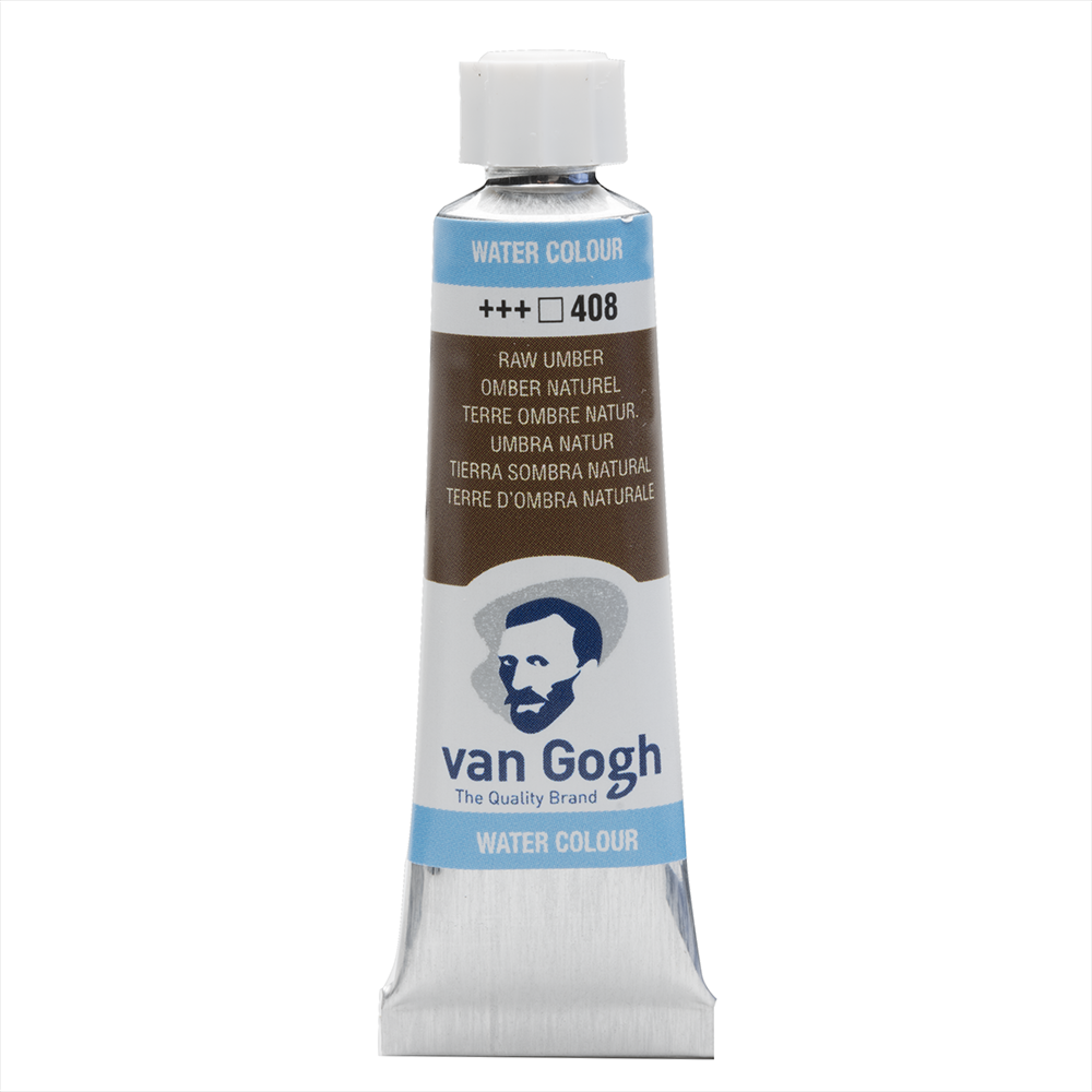 Краски акварельные "Van Gogh", 408 умбра натуральная, 10 мл, туба
