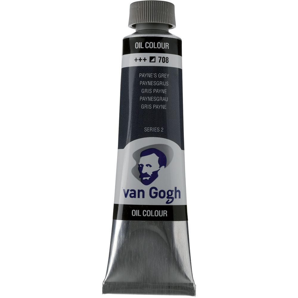 Краски масляные "Van Gogh", 708 серый пейна, 40 мл, туба