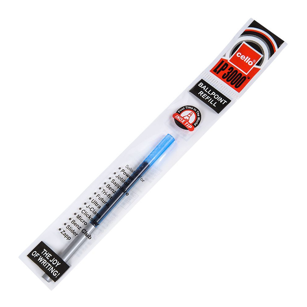 Стержень шариковый "Sapphire, PowerMax, PowerMetal, Jot Dott", 0.7 мм, 87 мм, синий - 2