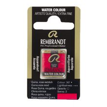 Краски акварельные "Rembrandt", 367 квинакридон красноватый, кювета